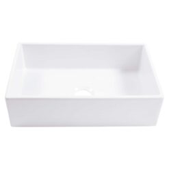 SINKOLOGY Turner Undermount Farmhouse apron front 30-Inches x 18-Inches Fireclay Single bowl Kitchen Sink