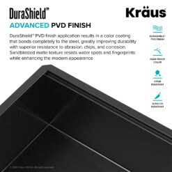 Kraus Kore Dual-mount 33-Inches x 22-Inches Stainless steel Single bowl 16 -Gauge Workstation Kitchen Sink