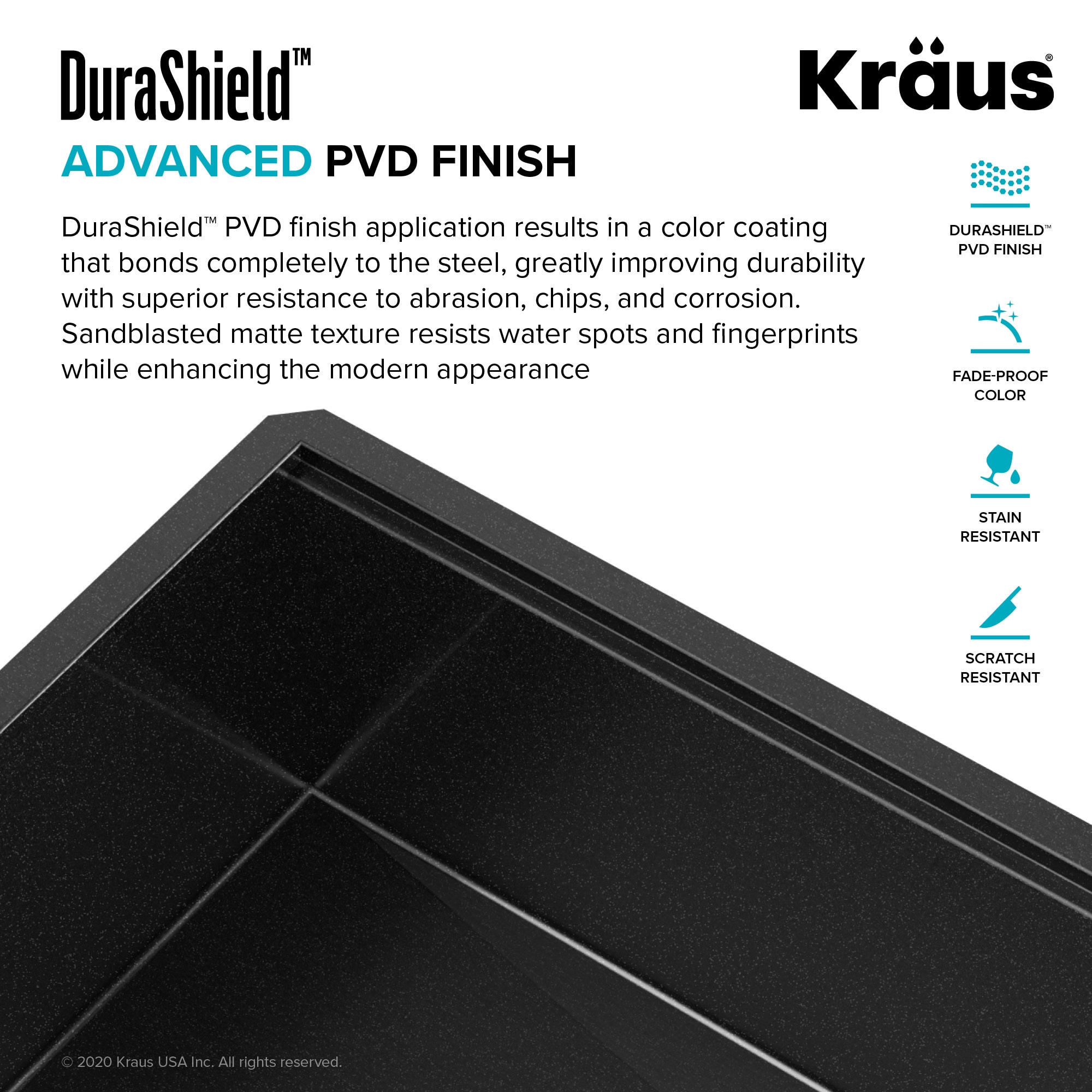 Kraus Kore Dual-mount 33-Inches x 22-Inches Stainless steel Single bowl 16 -Gauge Workstation Kitchen Sink