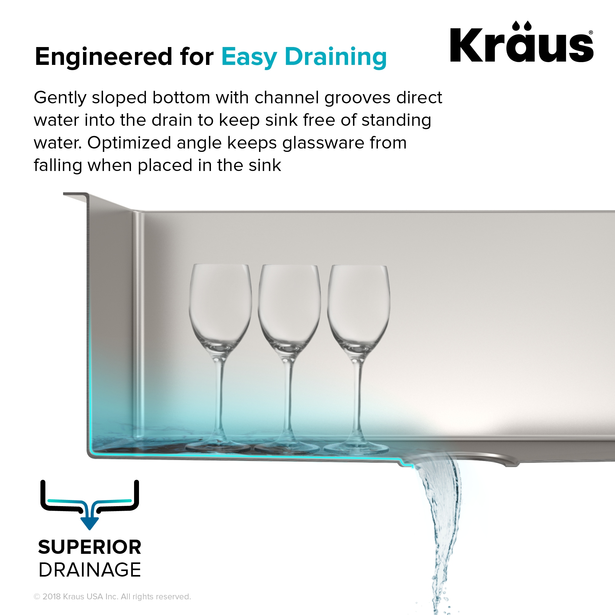 Kraus Standart PRO Undermount 21-Inches x 18-Inches Stainless steel Single bowl 16 -Gauge Kitchen Sink