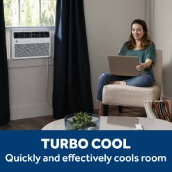 GE 700-sq ft Window Air Conditioner with Remote ( 115-Volt , 14000-BTU ) Wi-Fi enabled