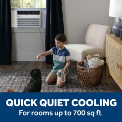 GE 700-sq ft Window Air Conditioner with Remote ( 115-Volt , 14000-BTU ) Wi-Fi enabled