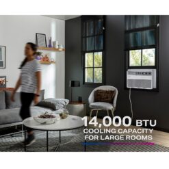 GE 700-sq ft Window Air Conditioner with Remote ( 115-Volt , 14000-BTU ) ENERGY STAR Certified Wi-Fi enabled