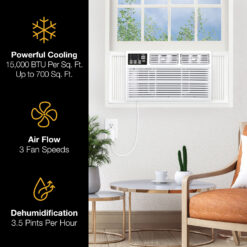Whirlpool 700-sq ft Window Air Conditioner with Remote ( 115-Volt , 15000-BTU )