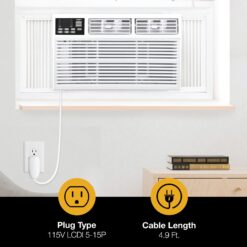 Whirlpool 700-sq ft Window Air Conditioner with Remote ( 115-Volt , 15000-BTU )
