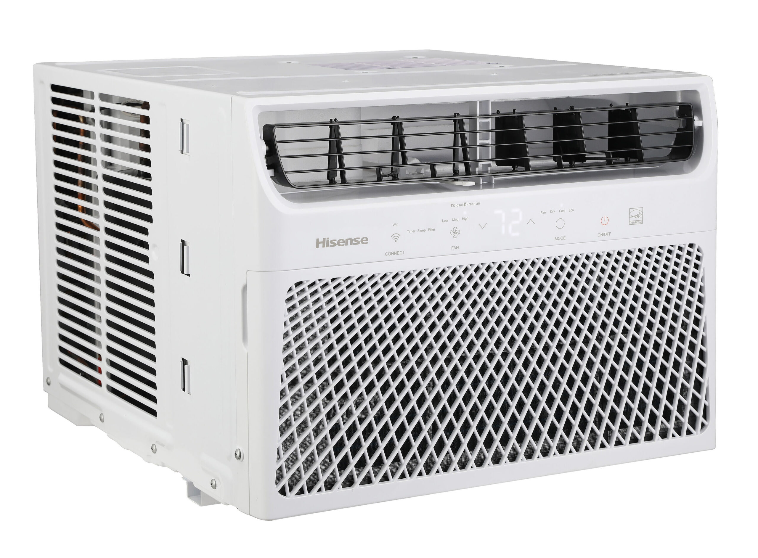Hisense 700-sq ft Window Air Conditioner with Remote ( 115-Volt , 14000-BTU ) Wi-Fi enabled