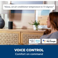 GE 1000-sq ft Window Air Conditioner with Remote ( 240-Volt , 18600-BTU ) Wi-Fi enabled