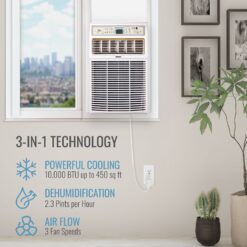 Keystone 450-sq ft Window Air Conditioner ( 115-Volt , 10000-BTU )