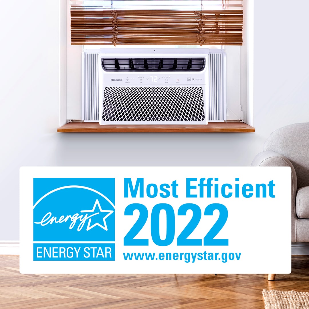 Hisense 350-sq ft Window Air Conditioner with Remote ( 115-Volt , 8000-BTU ) ENERGY STAR Certified Wi-Fi enabled