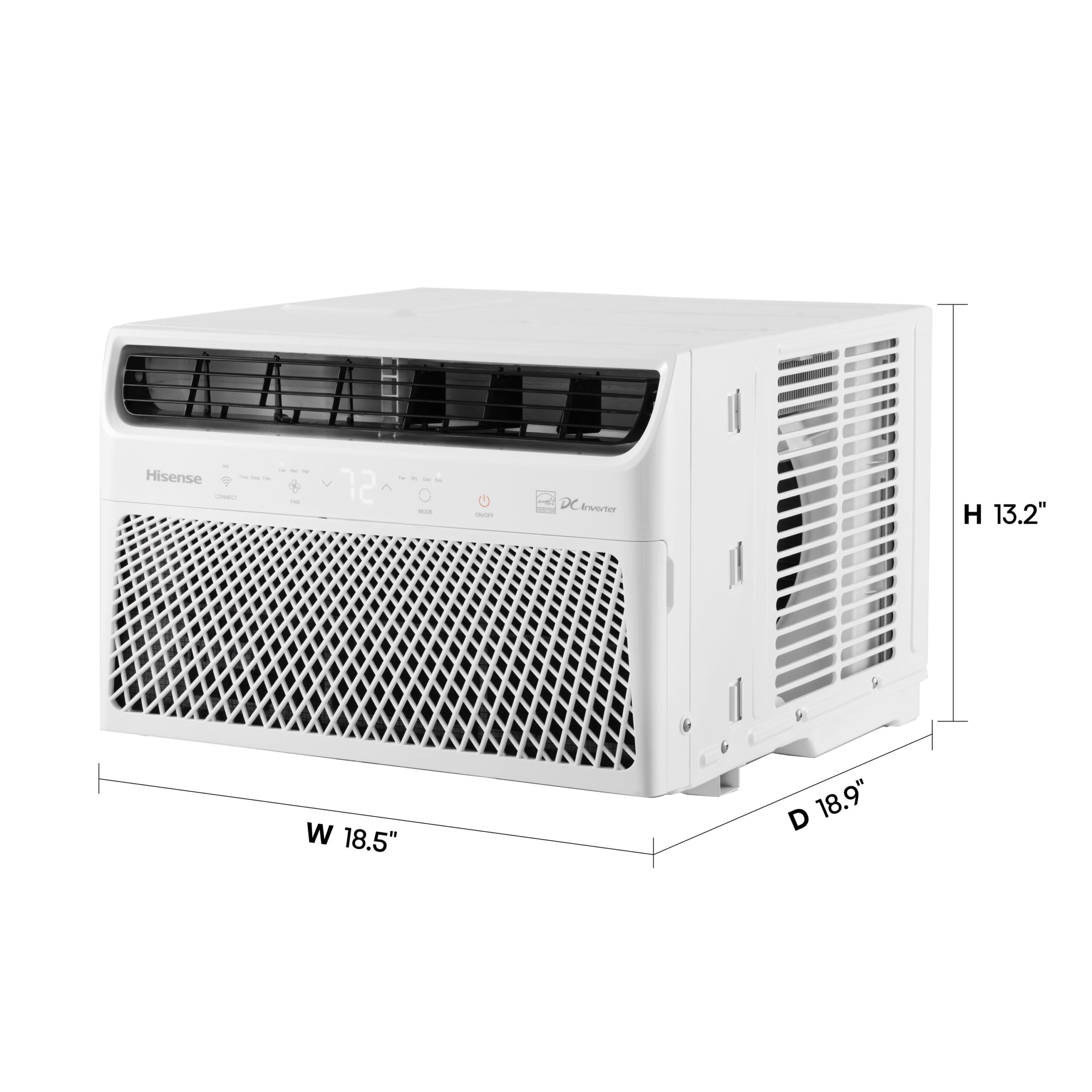 Hisense 350-sq ft Window Air Conditioner with Remote ( 115-Volt , 8000-BTU ) ENERGY STAR Certified Wi-Fi enabled
