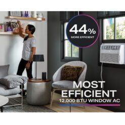 GE Inverter 550-sq ft Window Air Conditioner with Remote ( 115-Volt , 12000-BTU ) ENERGY STAR Certified Wi-Fi enabled
