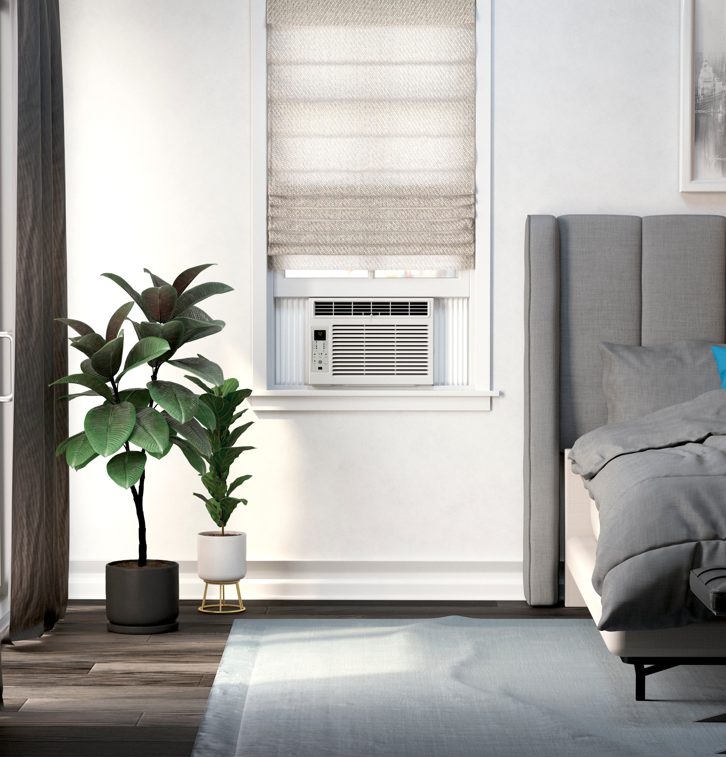 GE 250-sq ft Window Air Conditioner with Remote ( 115-Volt , 6000-BTU )