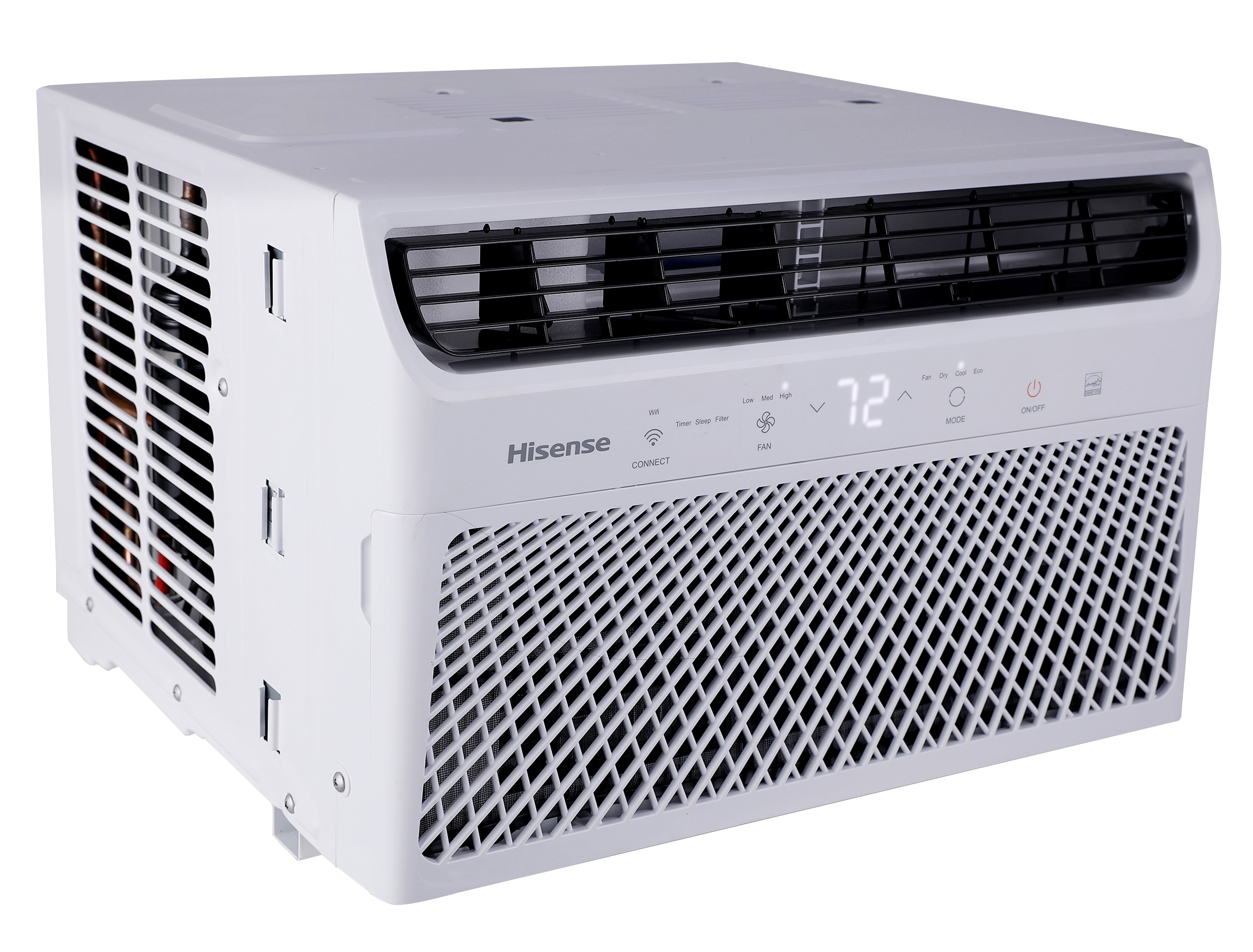 Hisense 550-sq ft Window Air Conditioner with Remote ( 115-Volt , 12000-BTU ) Wi-Fi enabled