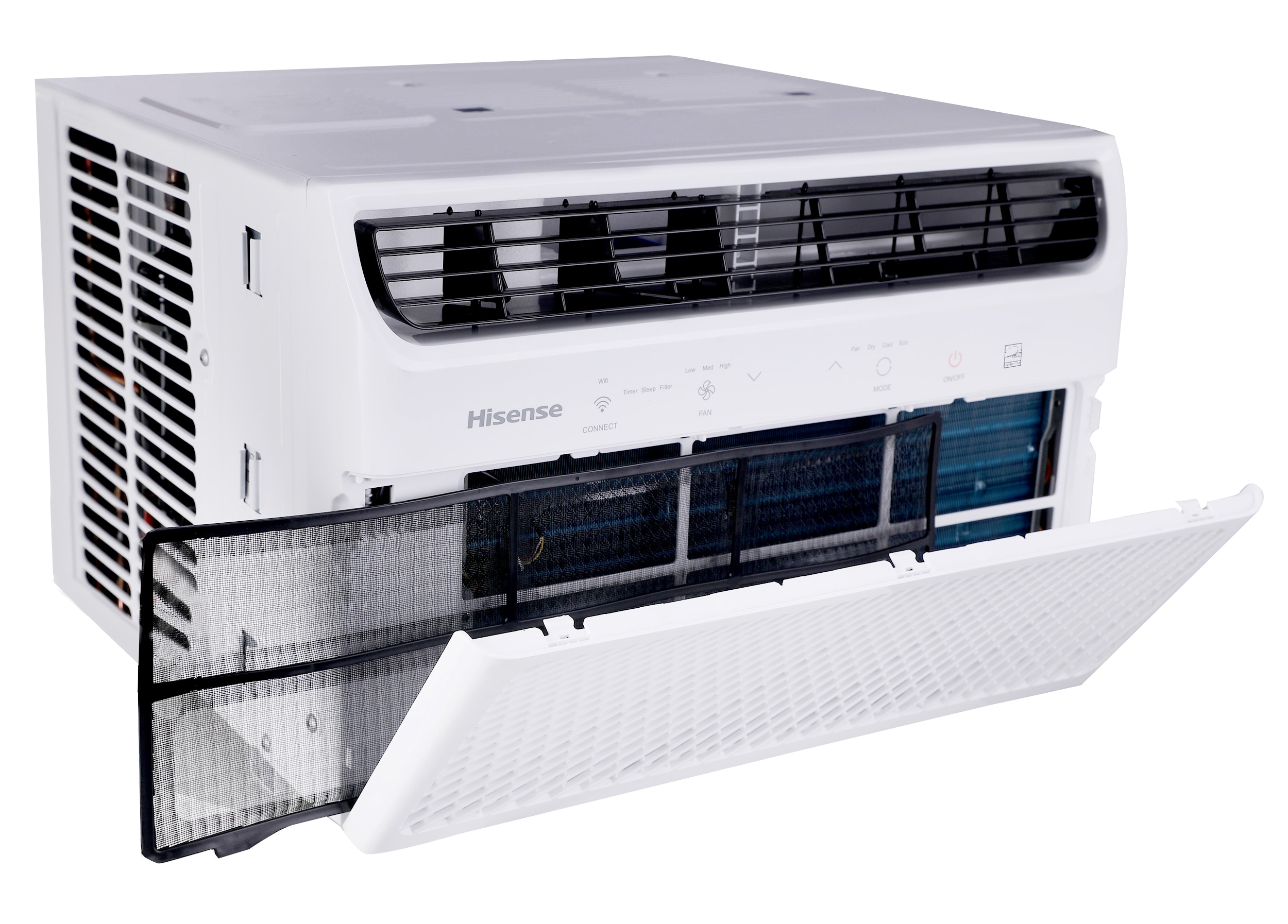 Hisense 550-sq ft Window Air Conditioner with Remote ( 115-Volt , 12000-BTU ) Wi-Fi enabled