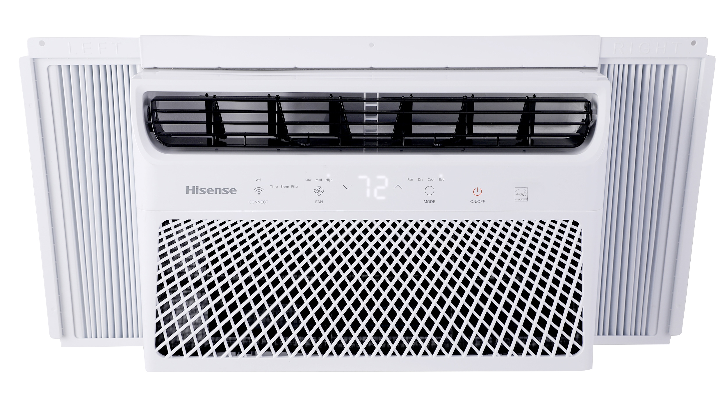 Hisense 550-sq ft Window Air Conditioner with Remote ( 115-Volt , 12000-BTU ) Wi-Fi enabled