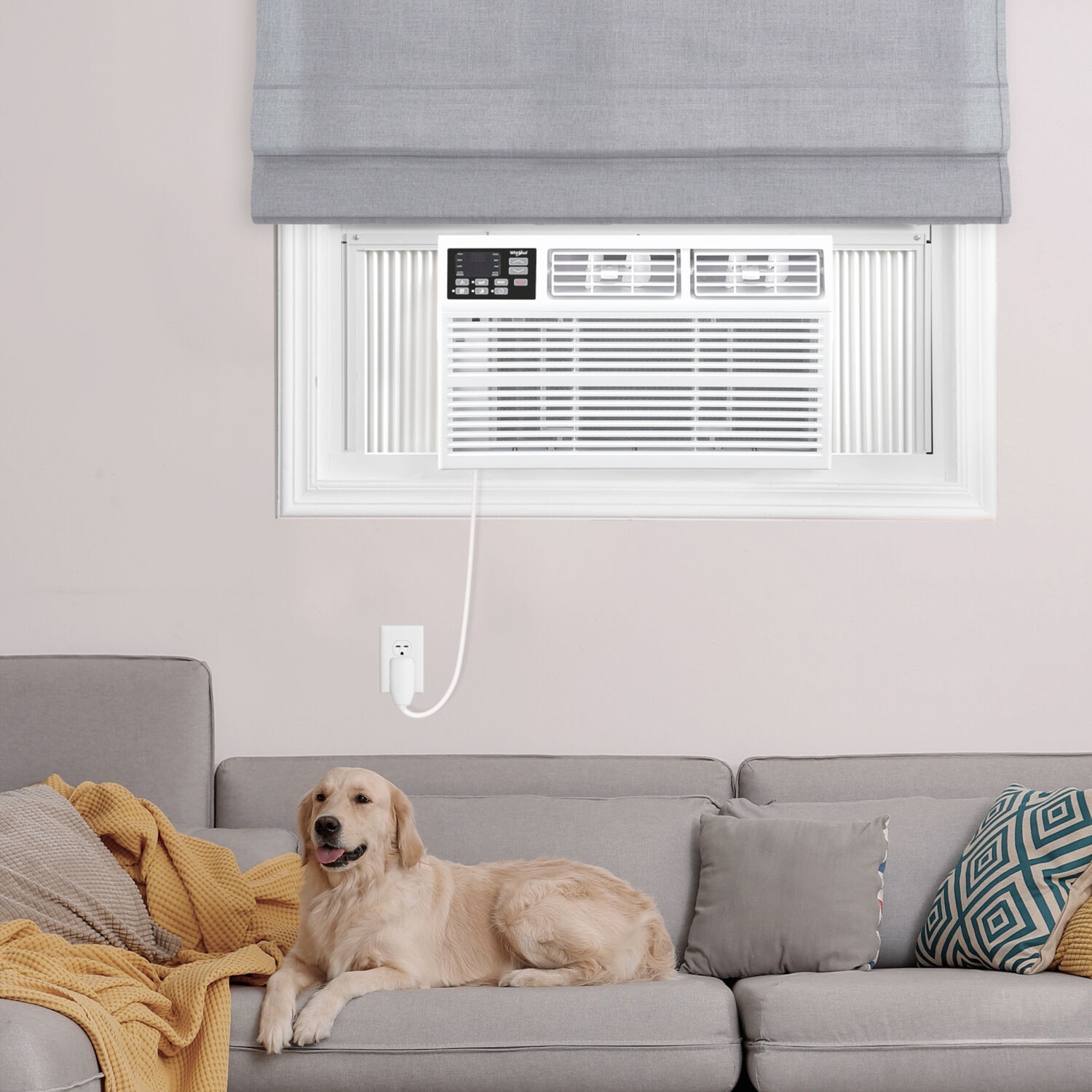 Whirlpool 550-sq ft Window Air Conditioner with Remote ( 115-Volt , 12000-BTU )