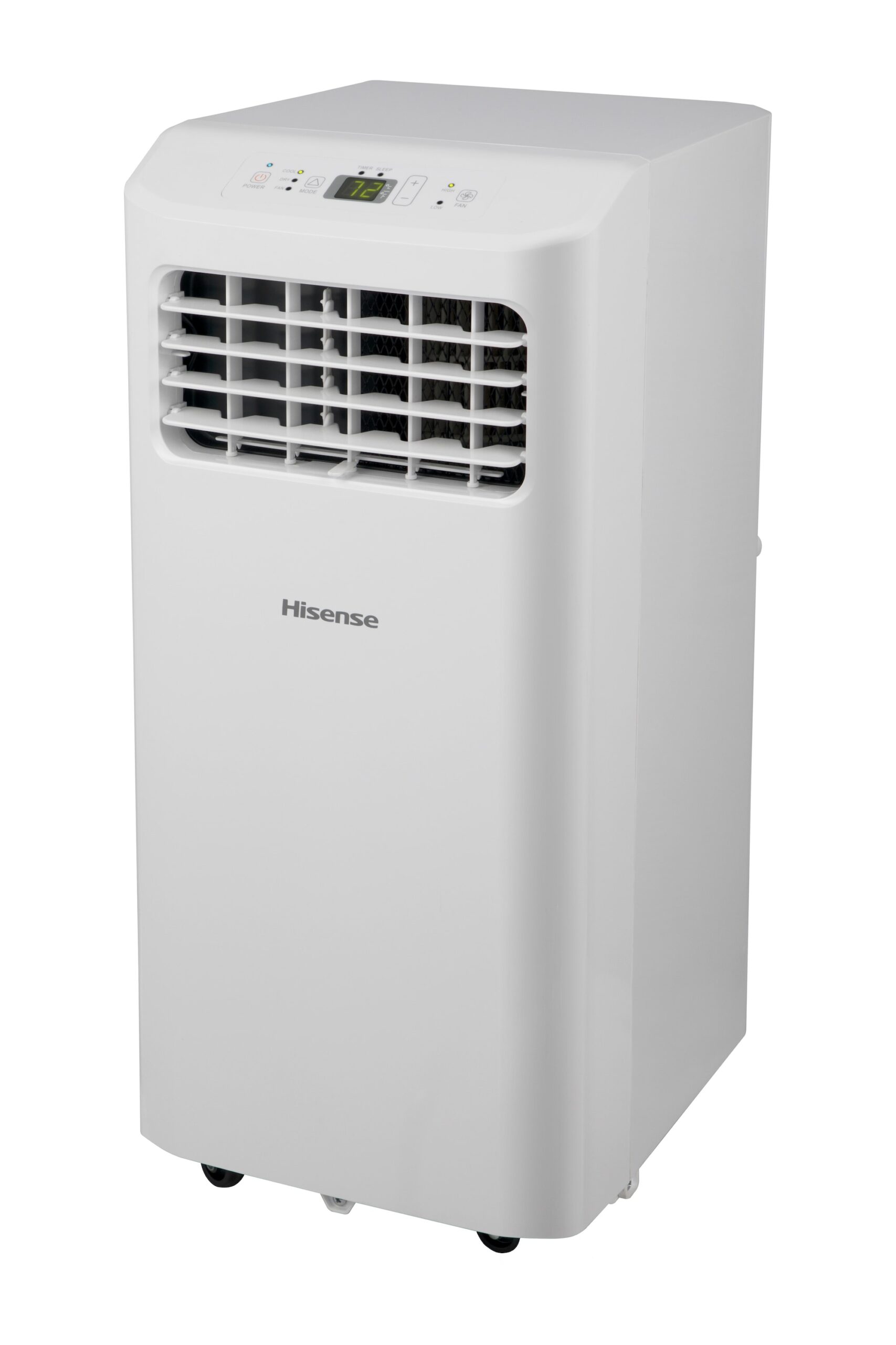 Hisense 6000 BTU DOE ( 115-Volts ) White Vented Portable Air Conditioner Remote Control Included Cools 250-Sq. Feet