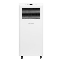 Hisense 6000 BTU DOE ( 115-Volts ) White Vented Portable Air Conditioner Remote Control Included Cools 250-Sq. Feet