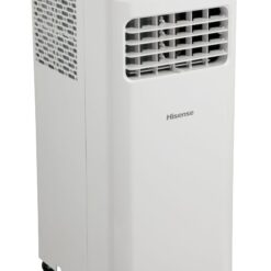 Hisense 5000 BTU DOE ( 115-Volts ) White Vented Portable Air Conditioner Remote Control Included Cools 150-Sq. Feet