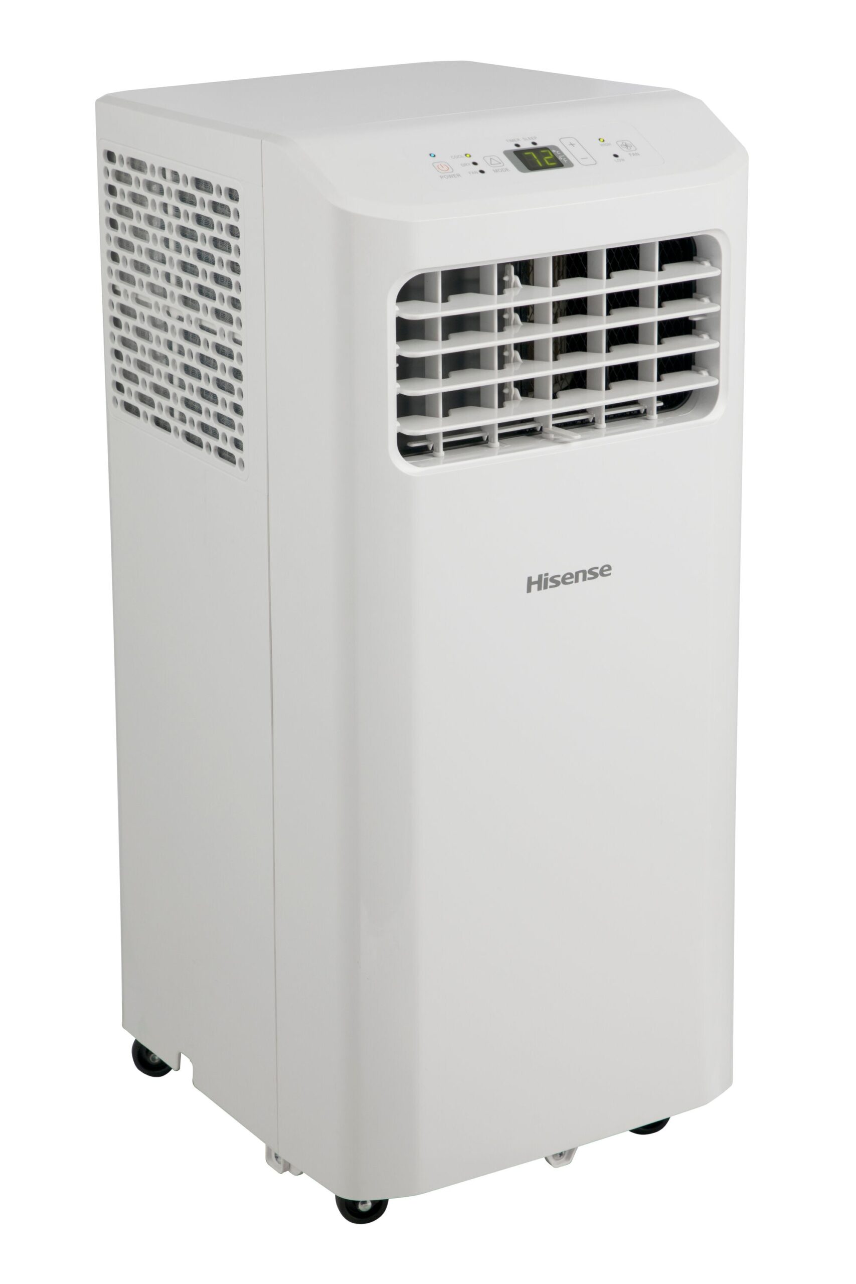 Hisense 5000 BTU DOE ( 115-Volts ) White Vented Portable Air Conditioner Remote Control Included Cools 150-Sq. Feet