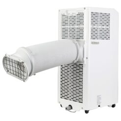 Hisense 5000 BTU DOE ( 115-Volts ) White Vented Portable Air Conditioner Remote Control Included Cools 150-Sq. Feet