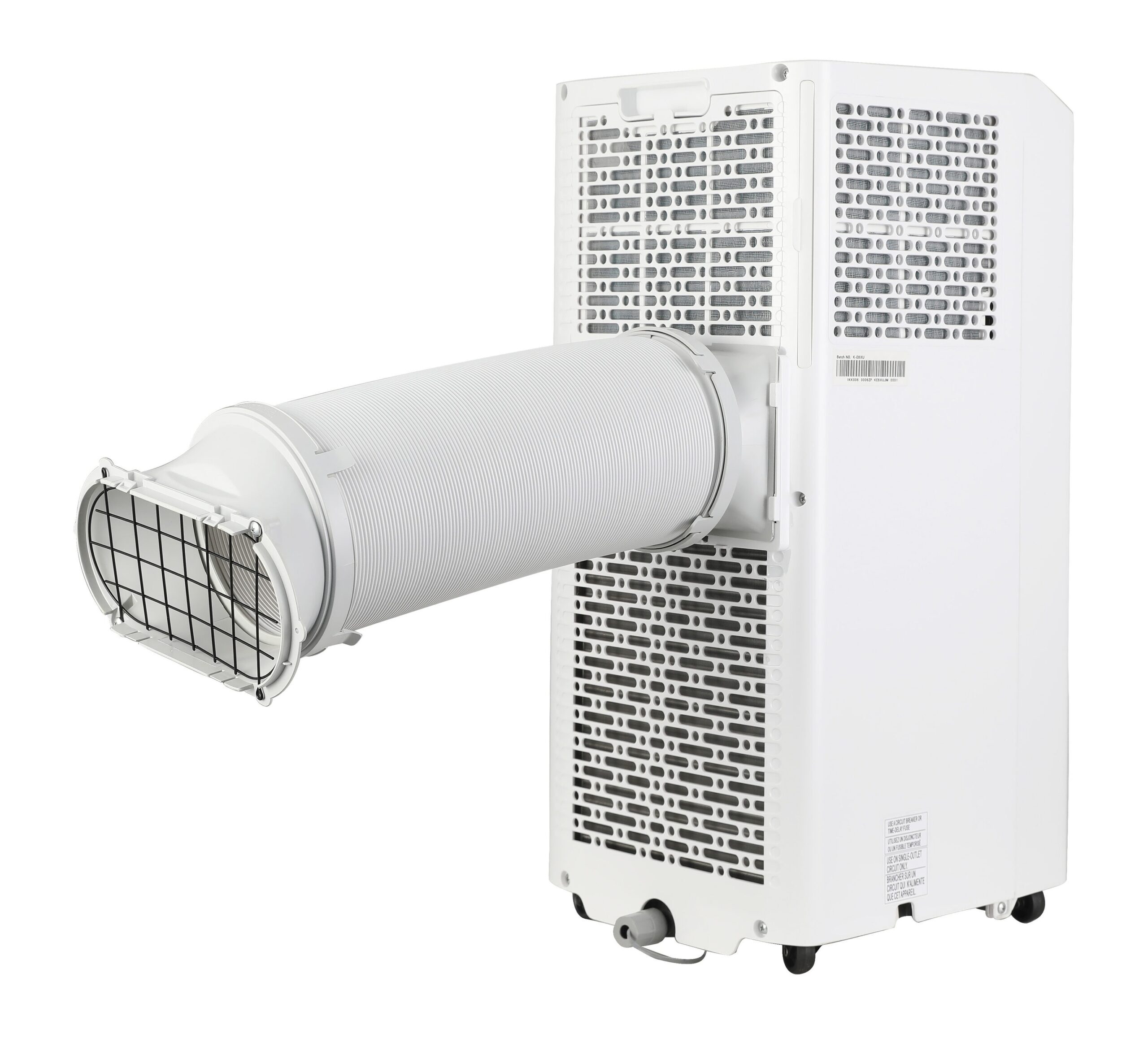Hisense 5000 BTU DOE ( 115-Volts ) White Vented Portable Air Conditioner Remote Control Included Cools 150-Sq. Feet