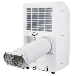 Hisense 7000 BTU DOE ( 115-Volts ) White Vented Wi-Fi enabled Portable Air Conditioner Remote Control Included Cools 299-Sq. Feet