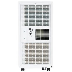 GE 6100 BTU DOE ( 115-Volt ) White Vented Portable Air Conditioner Remote Control Included Cools 250-sq ft