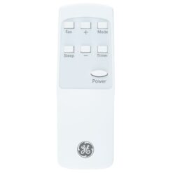 GE 6100 BTU DOE ( 115-Volt ) White Vented Portable Air Conditioner Remote Control Included Cools 250-sq ft