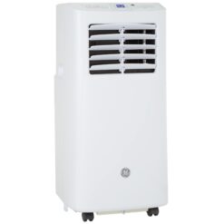 GE 5100 BTU DOE ( 115-Volt ) White Vented Portable Air Conditioner Remote Control Included Cools 150-sq ft