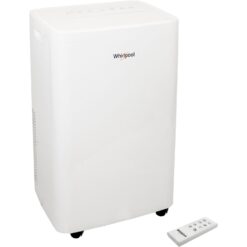 Whirlpool 10,000 BTU SACC 115-Volts ) White Vented Portable Air Conditioner Remote Control Included Cools 700-Sq. Feet