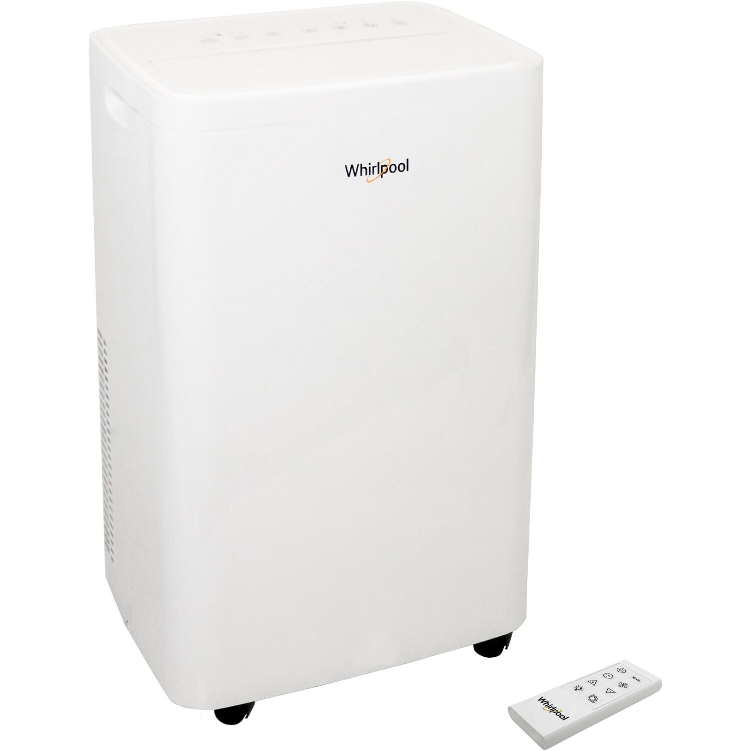 Whirlpool 10,000 BTU SACC 115-Volts ) White Vented Portable Air Conditioner Remote Control Included Cools 700-Sq. Feet
