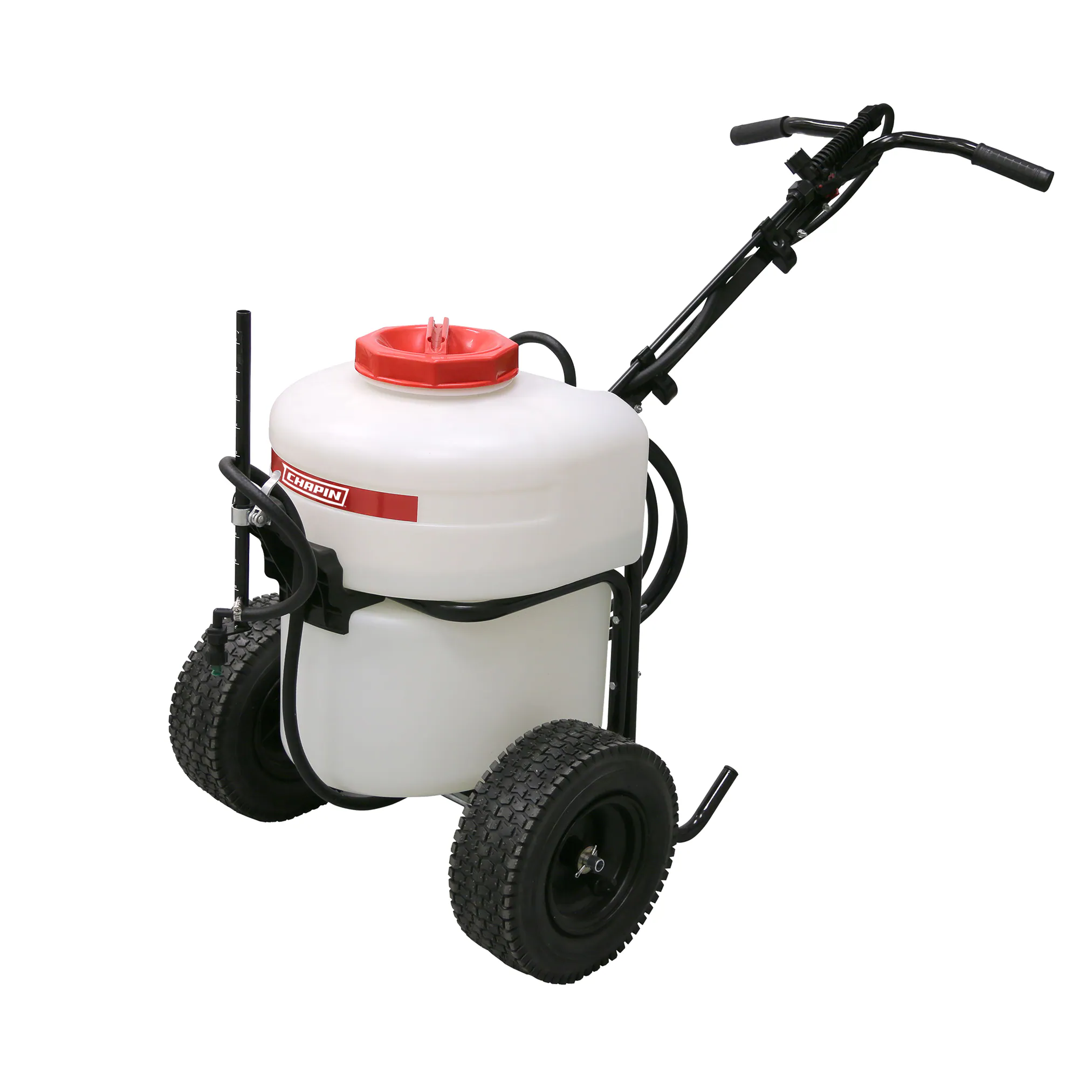 Chapin 12-Gallon 24-volt Battery Operated Plastic Push Sprayer Battery and Charger Included
