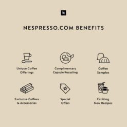 Nespresso Capsules Original Line, Kazaar, Dark Roast Coffee, 50 Count Coffee Pods