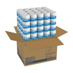 Georgia-Pacific Blue Select Standar Roll Eembossed 2-Ply Toilet Paper By GP Pro, 80 Rolls Per Case