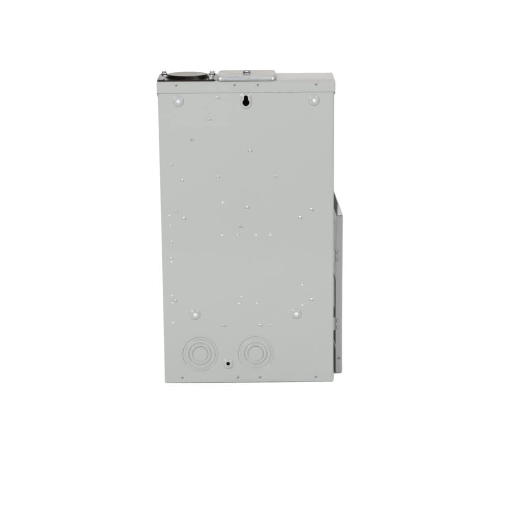 Eaton Type BR 200 -Amp 4 -Spaces 8 -Circuit Outdoor Main breaker meter combo Load Center