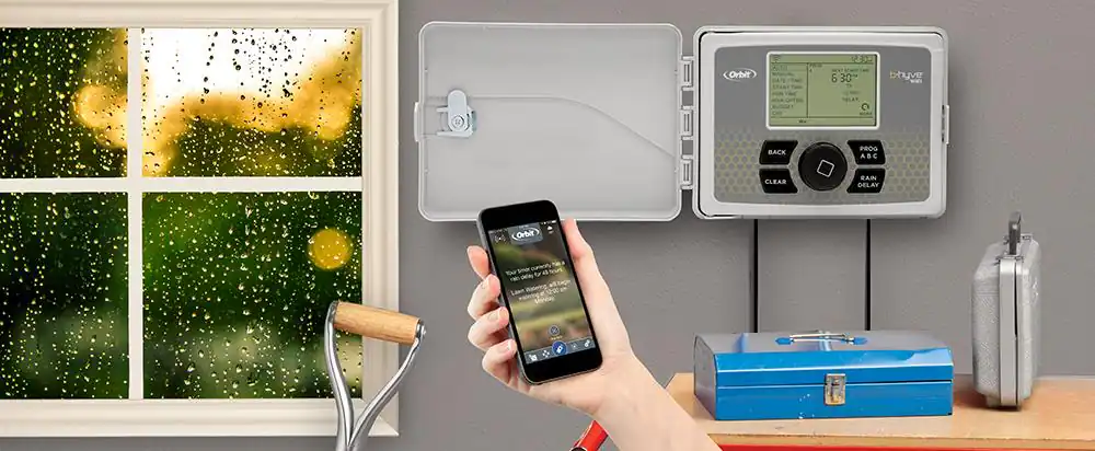 Orbit 6 -Station Digital Wi-Fi Compatible Indoor/Outdoor Smart Compatible Irrigation Timer