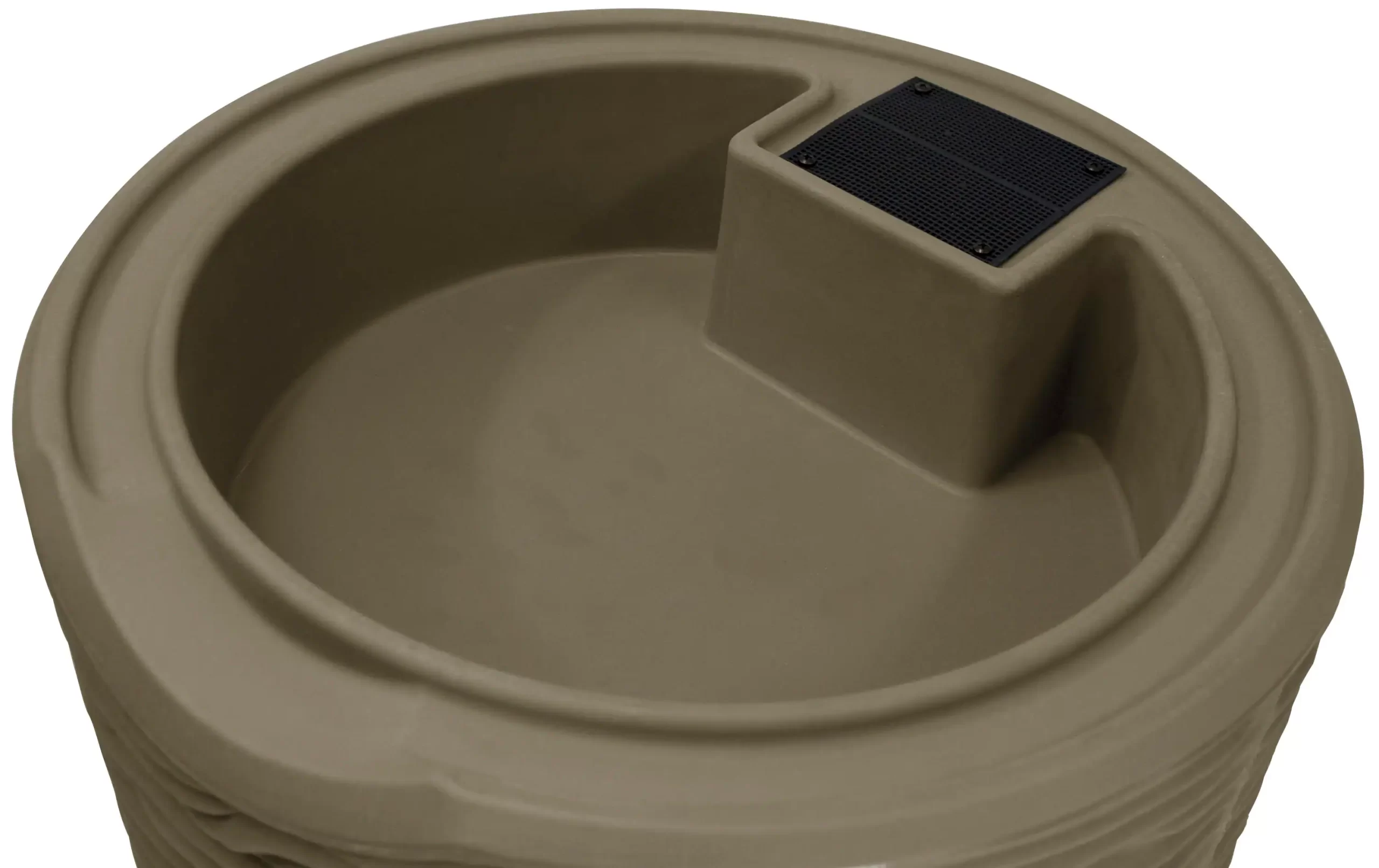 Good Ideas 50-Gallons Khaki Plastic Rain Barrel Spigot