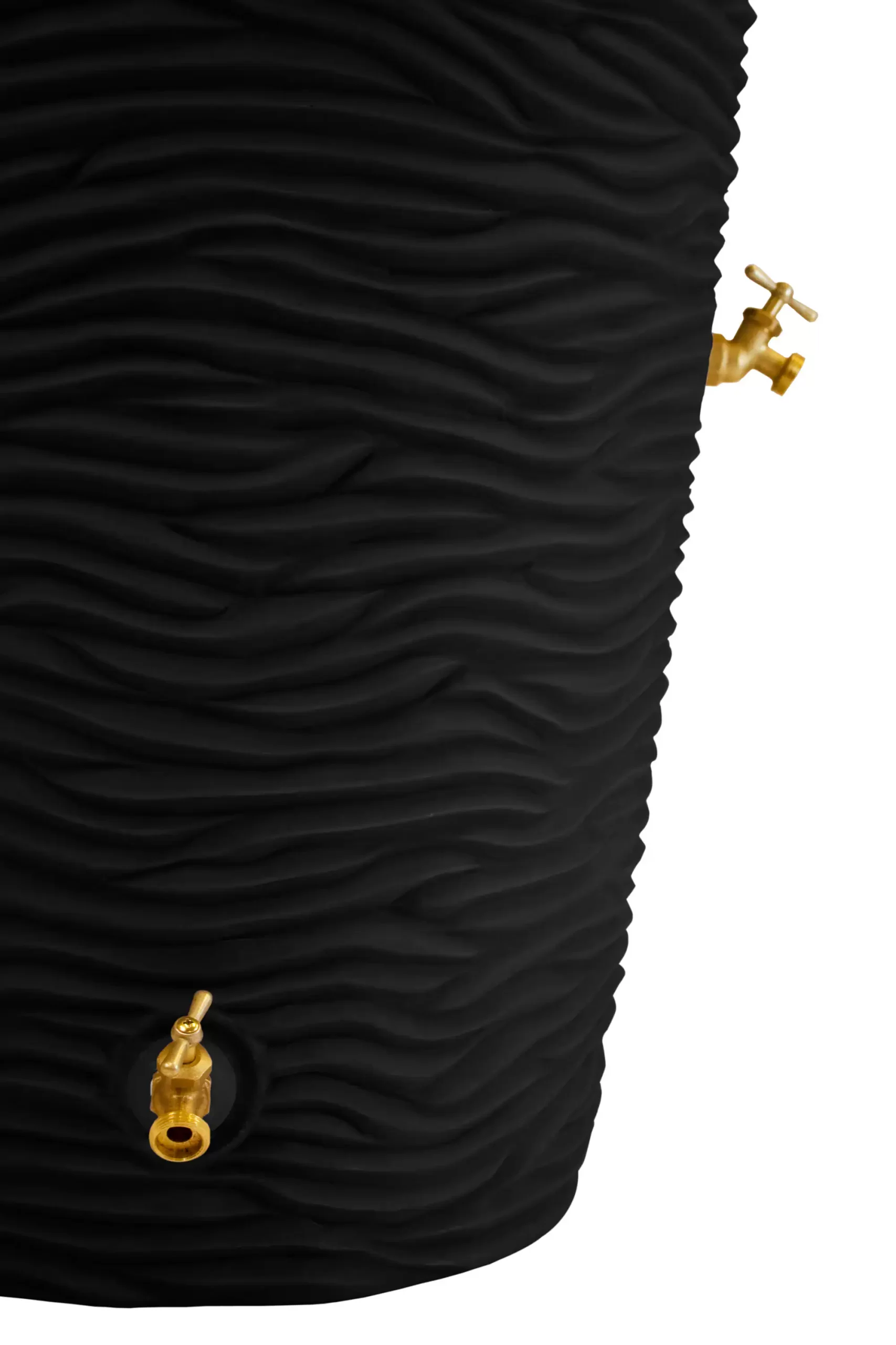 Good Ideas 50-Gallons Black Plastic Rain Barrel Spigot