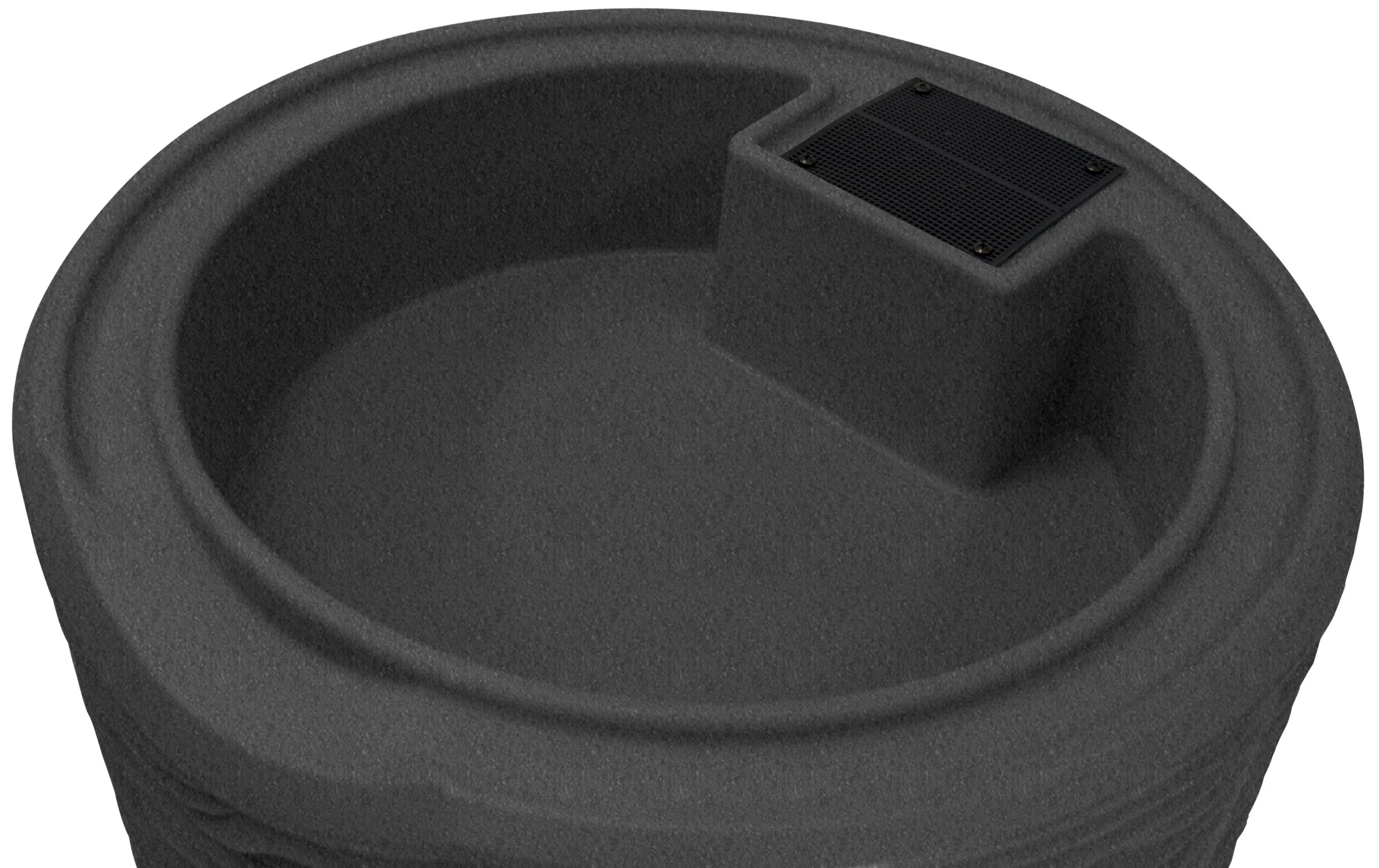 Good Ideas 50-Gallons Dark Granite Plastic Rain Barrel Spigot