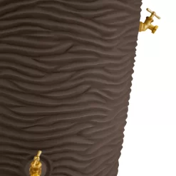 Good Ideas 50-Gallons Brown Plastic Rain Barrel Spigot