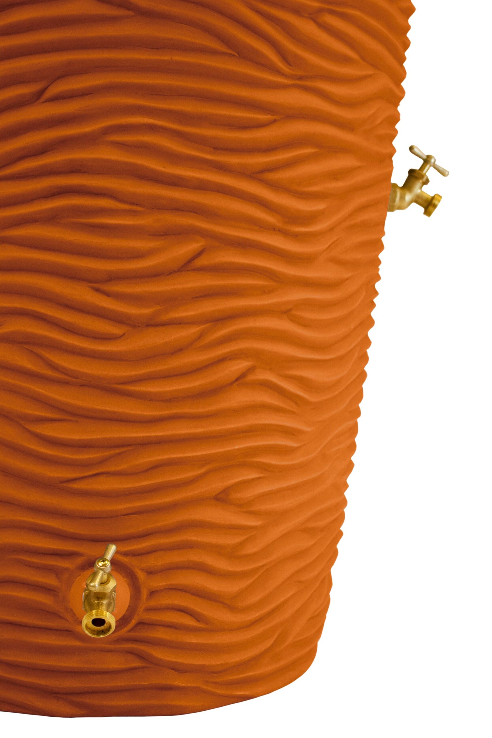 Good Ideas 50-Gallons Terra Cotta Plastic Rain Barrel Spigot