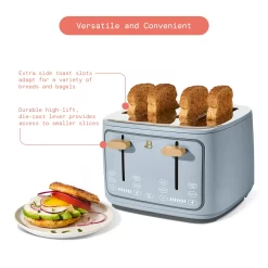 Beautiful 4-Slice Toaster with Touch-Activated Display, Cornflower Blue by Drew Barrymore