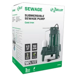 Zoeller 1/2-HP 115-Volt 103-GPM Cast Iron Sewage Sump Pump