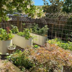Vego Garden 24-Inches W x 96-Inches L x 32-Inches H Pearl White Metal Raised Garden Bed