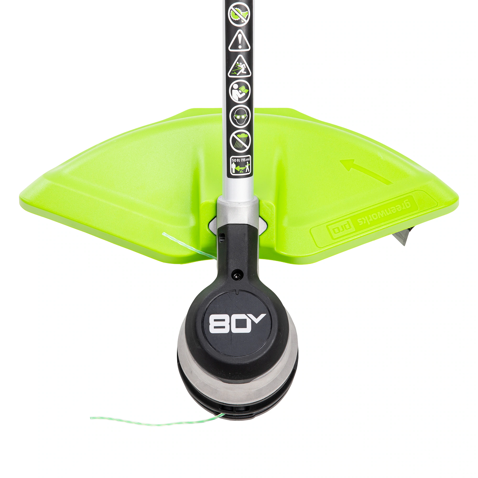 Greenworks Pro 80-volt Max 16-in Straight Shaft Attachment Capable Battery String Trimmer (Battery and Charger Not Included)