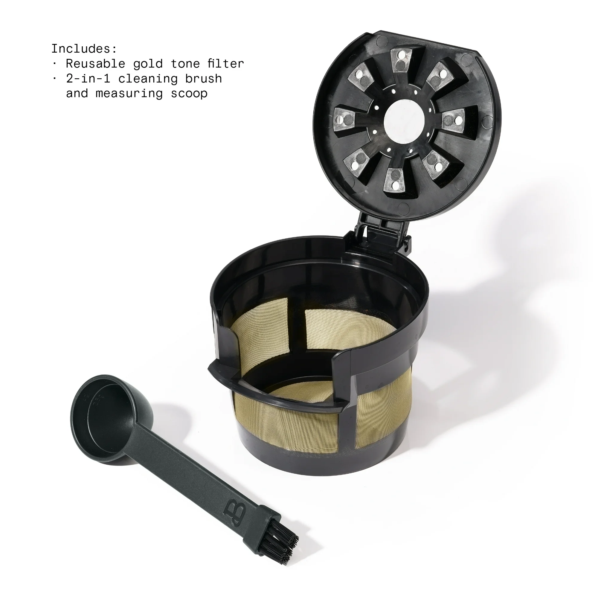 Beautiful Perfect Grind Programmable Single Serve Coffee Maker, Hydrangea by Drew Barrymore