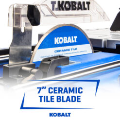 Kobalt 24V 7-Inches -Blade Cordless Wet Tabletop Sliding Table Tile Saw ( Battery Included )