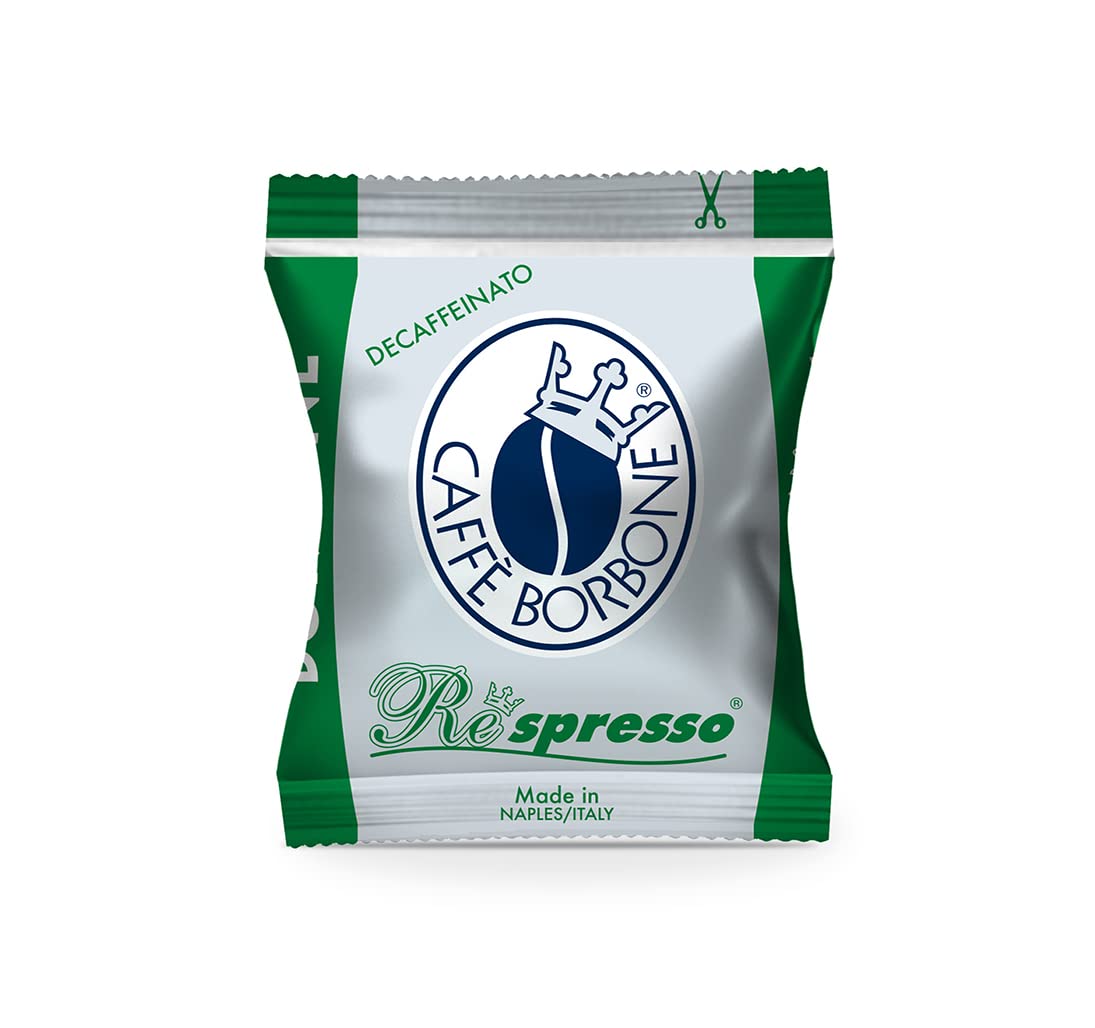 Caffe Borbone Nespresso Compatible Coffee Pods, DEK Blend Decaffeinated, Medium Roast, Decaf Espresso,100 Count