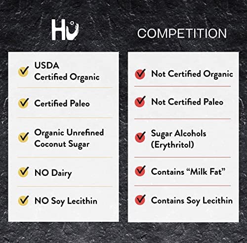 Hu Chocolate Bars 12 Pack Cashew Butter Vanilla Bean Chocolate, Natural Organic Vegan, Fair Trade Dark Chocolate, 2.1oz Each